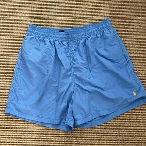 Men’s blue swim trunks by Polo